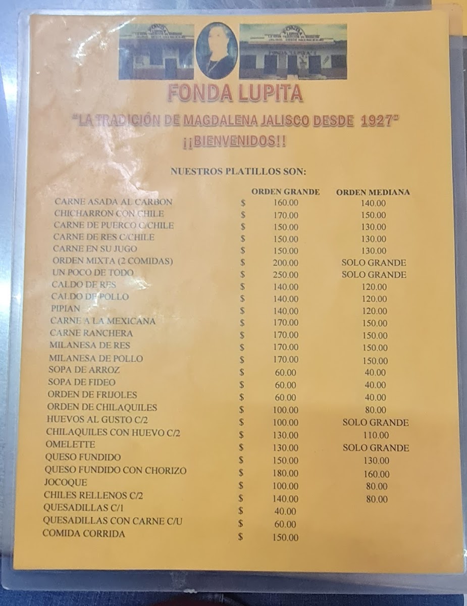 Fonda Lupita Menu - Image 5